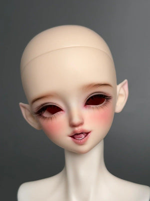 MDollSchool KiKi & Lucia 1/4 MSD BJD doll head with custom faceup and elf ears