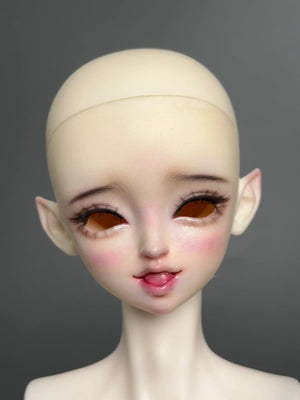MDollSchool KiKi & Lucia 1/4 MSD BJD doll head with professional faceup and amber eyes