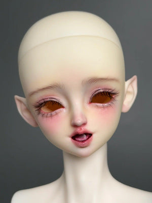 MDollSchool KiKi & Lucia 1/4 MSD BJD doll head with professional faceup and amber eyes