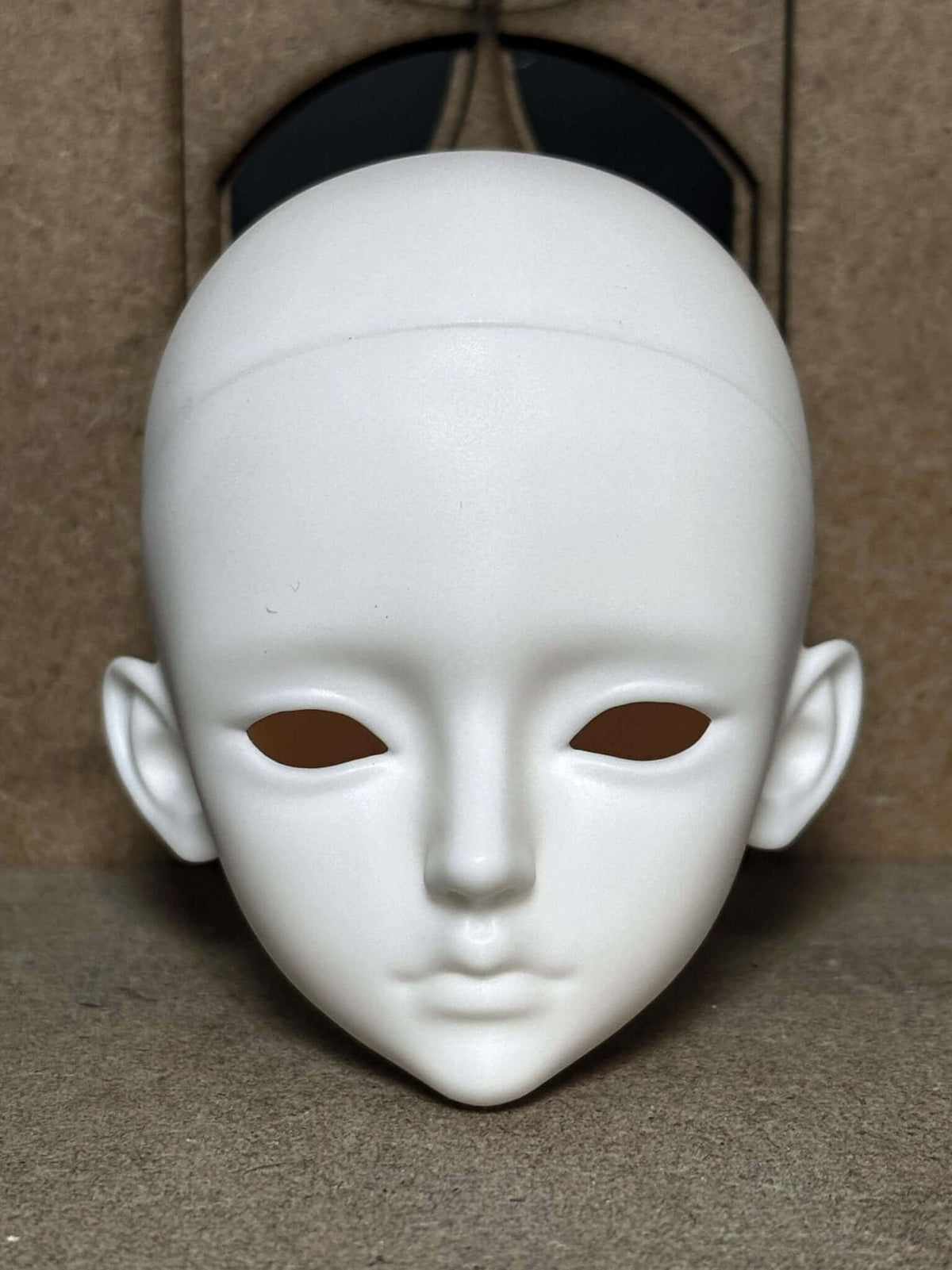 Blank white Alpha BJD head for 1/4 scale MSD doll by MDollSchool