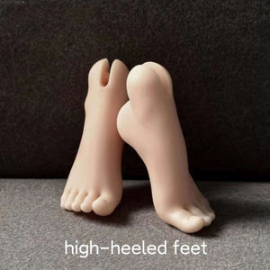 MDollSchool high-heeled resin feet for MSD 1/4 BJD dolls